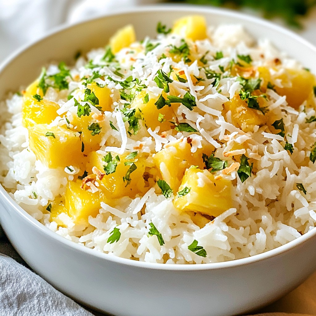 Tropical Coconut Rice Flavorful and Easy Recipe
