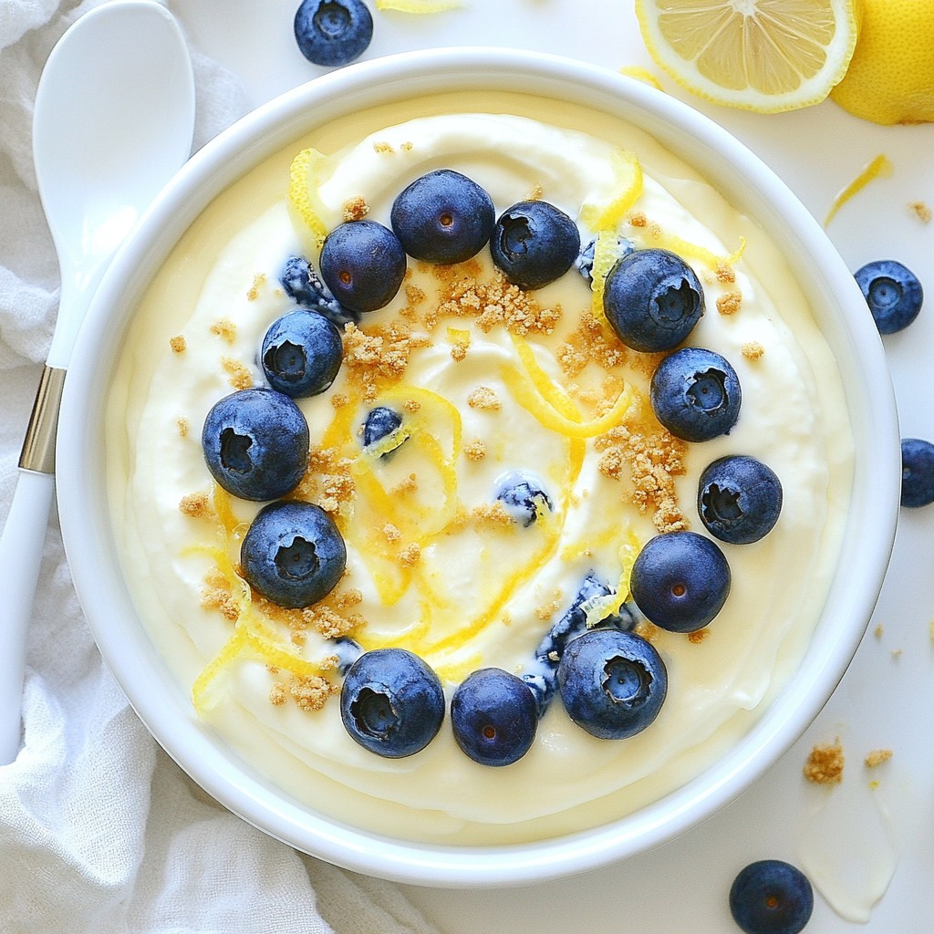 Lemon Blueberry Cheesecake Dip Creamy Delight Recipe