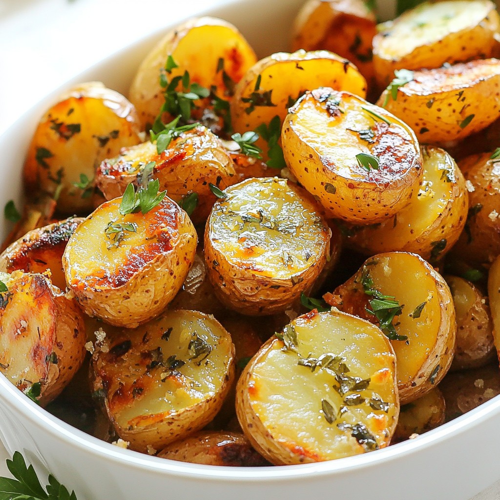 Italian Herb Roasted Potatoes Simple and Tasty Dish