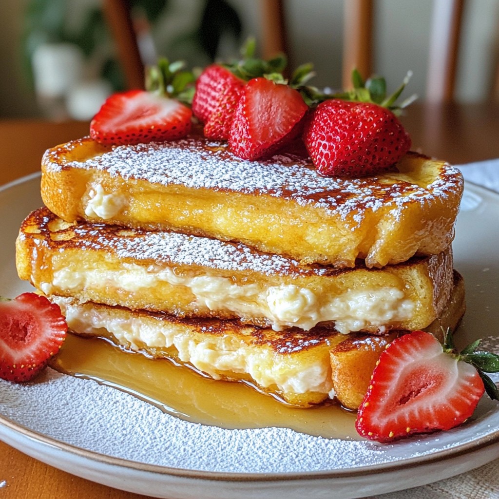 Strawberry Cream Cheese French Toast Delightful Recipe