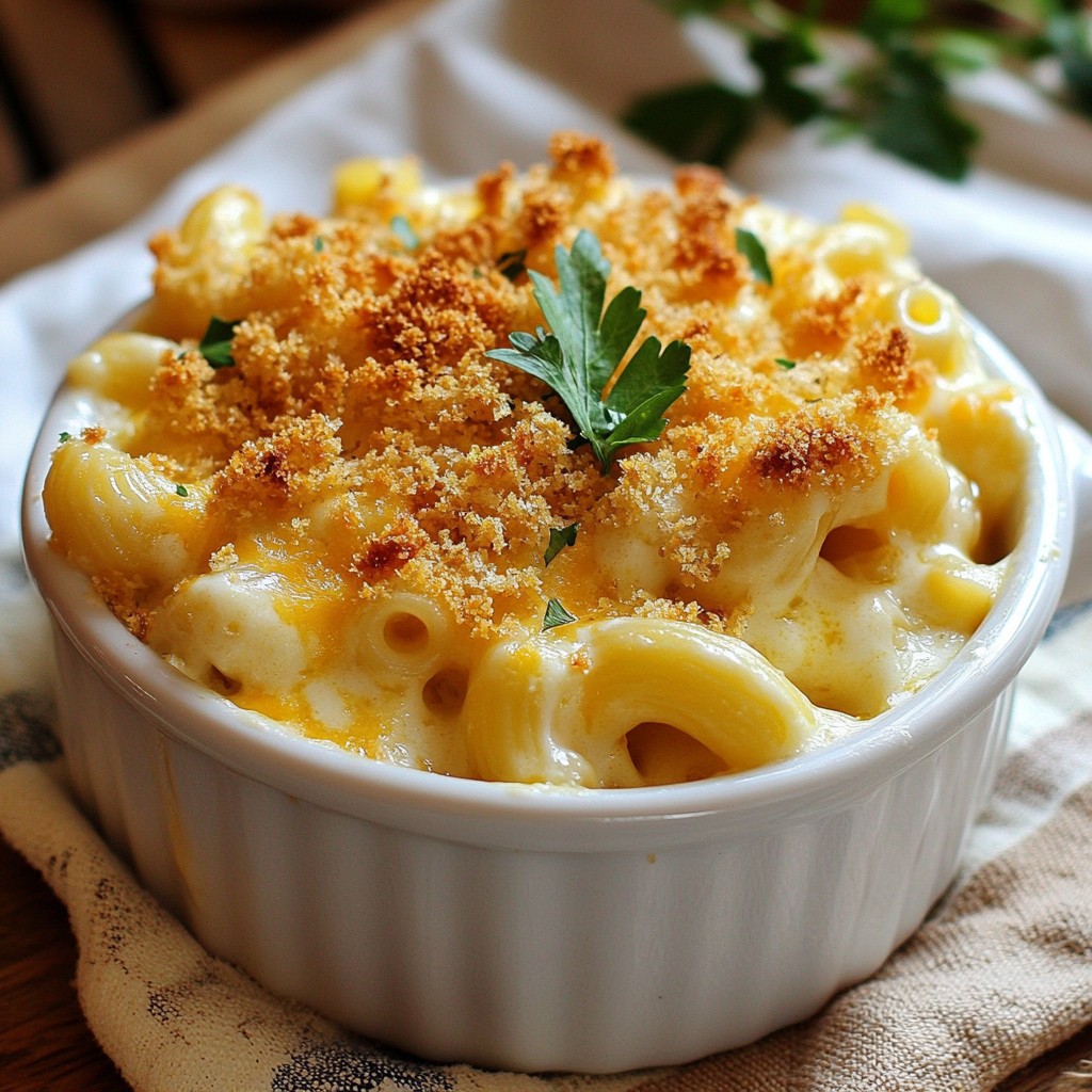 Creamy Baked Mac and Cheese Delightful Comfort Food