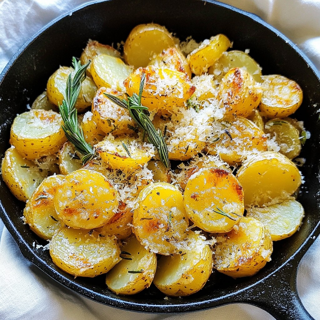 Garlic Rosemary Skillet Potatoes Flavorful and Easy Delight