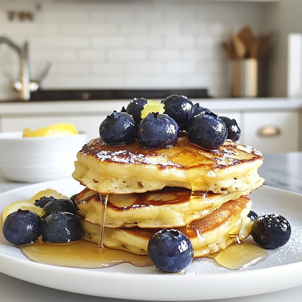 Blueberry Lemon Ricotta Pancakes Fresh and Fluffy Treat
