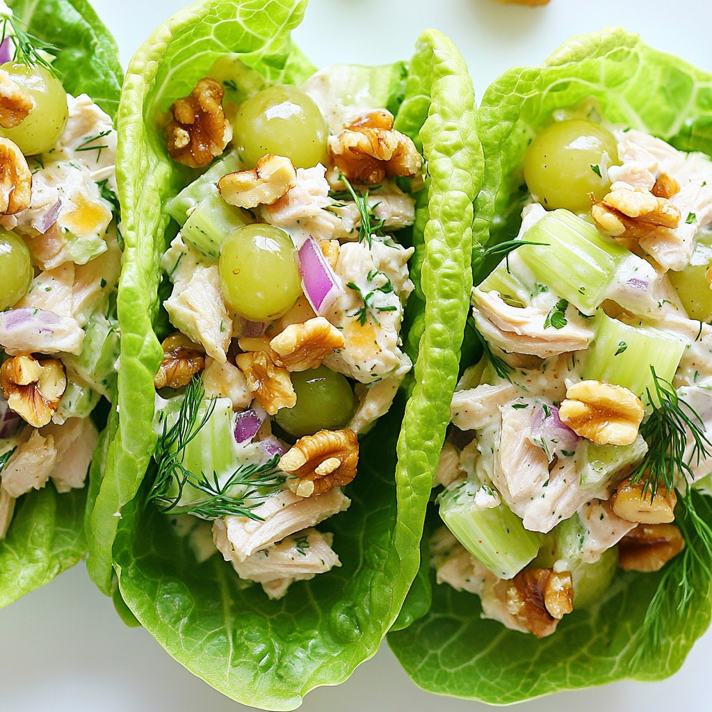 Greek Yogurt Chicken Salad Wraps Fresh and Easy Meal