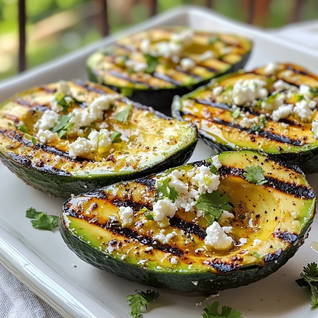 Grilled Chili Lime Avocado Halves Flavorful Delight