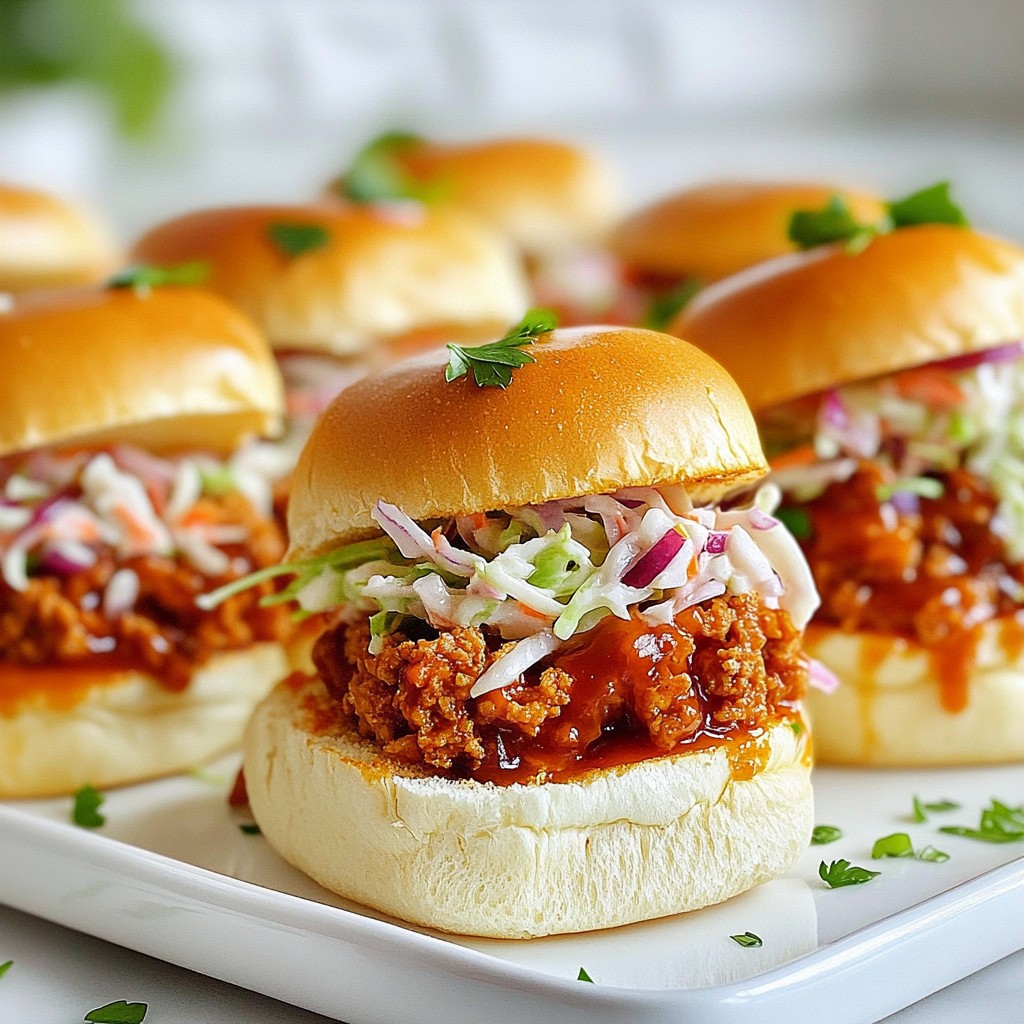 Sweet BBQ Pulled Turkey Sliders Delightful Meal idea