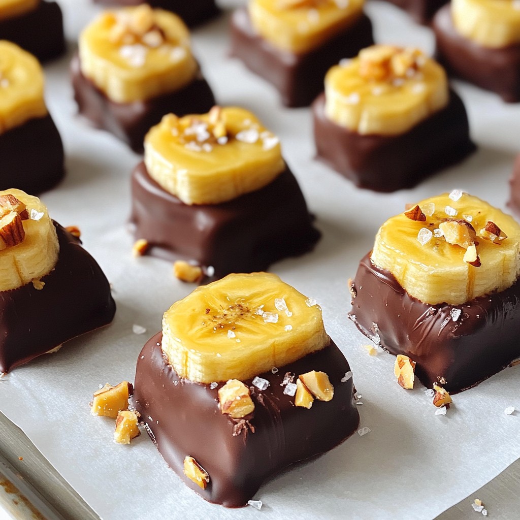 Chocolate Covered Banana Bites Easy Dessert Recipe