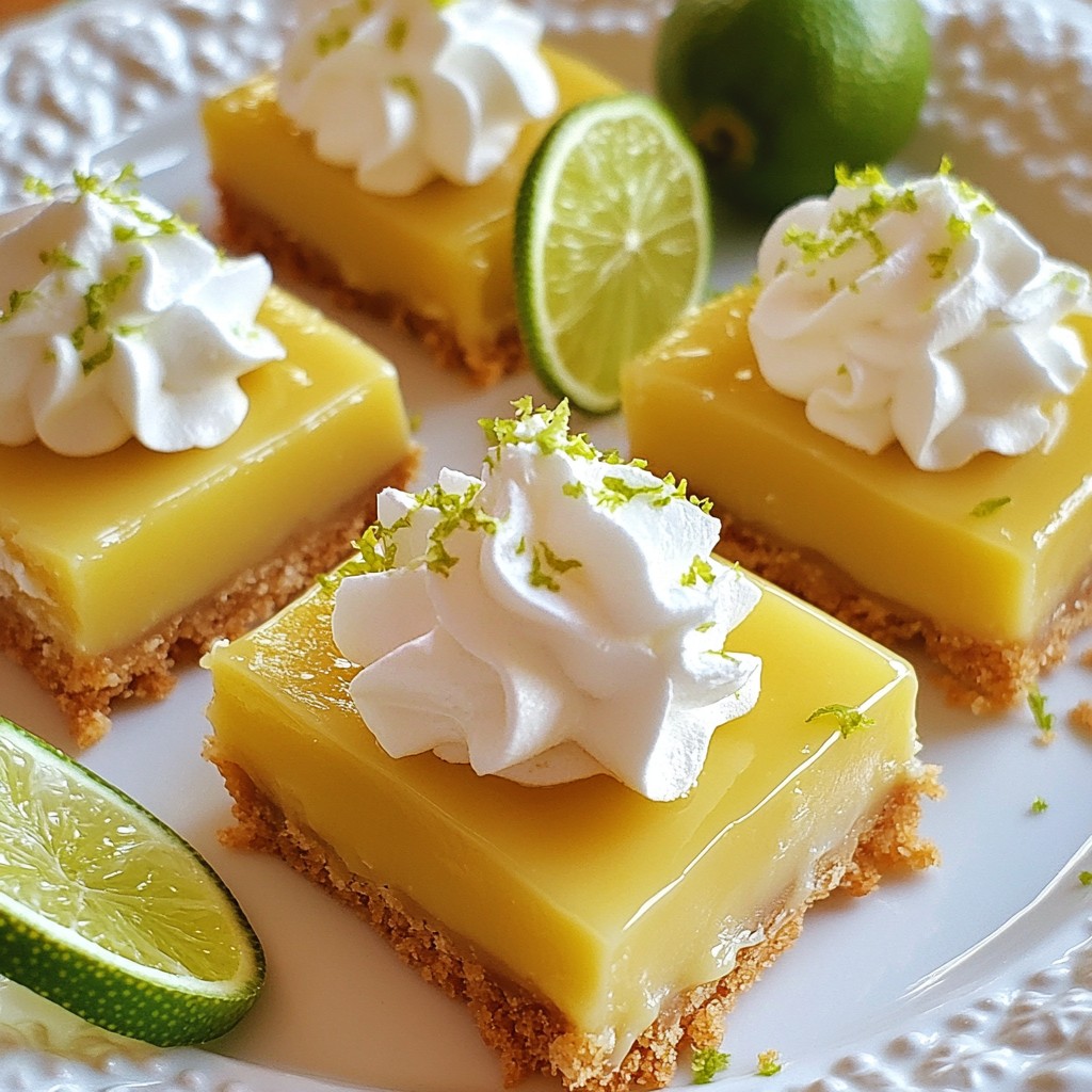 Key Lime Pie Bars Tangy and Easy Dessert Delight
