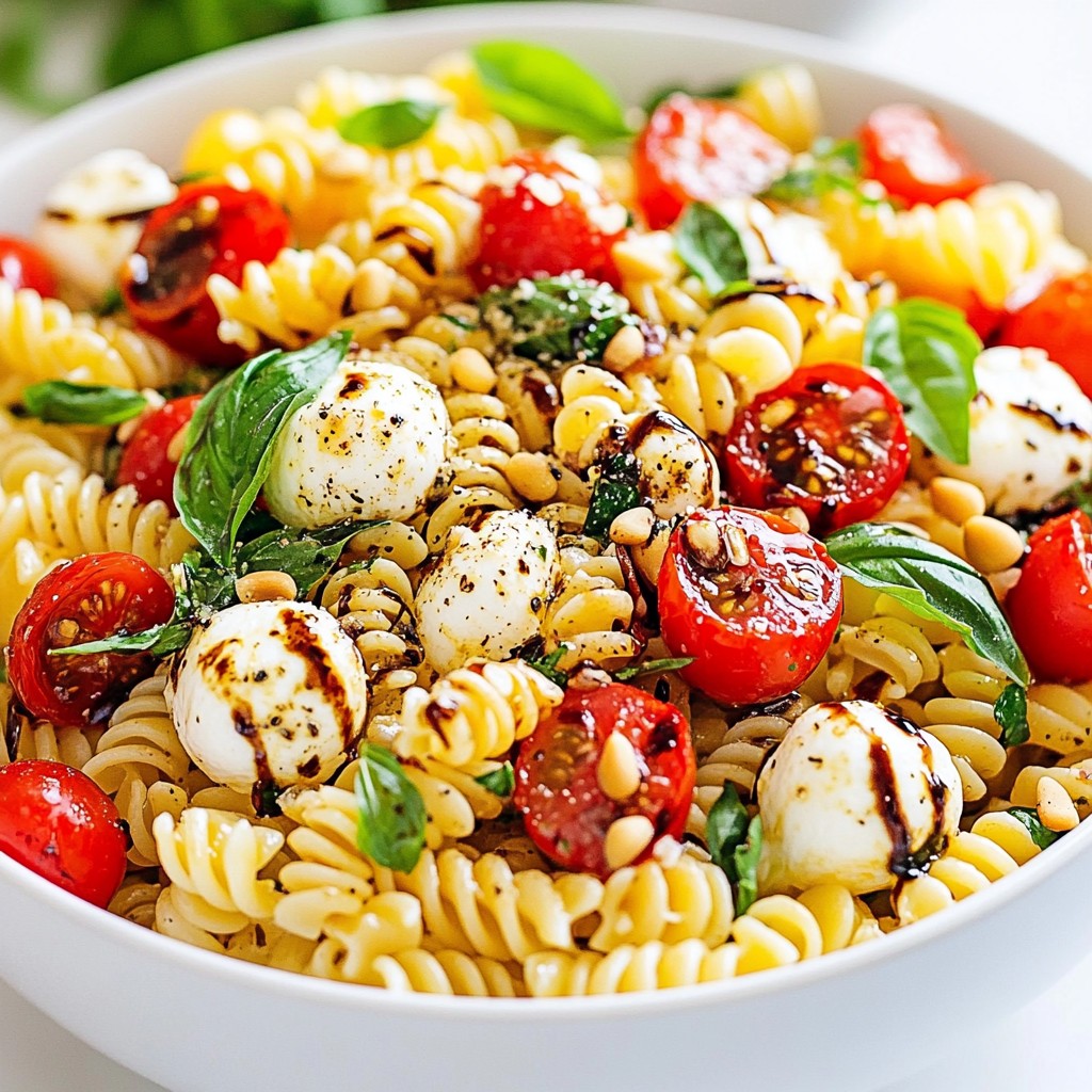 Caprese Pasta Salad Fresh and Flavorful Delight