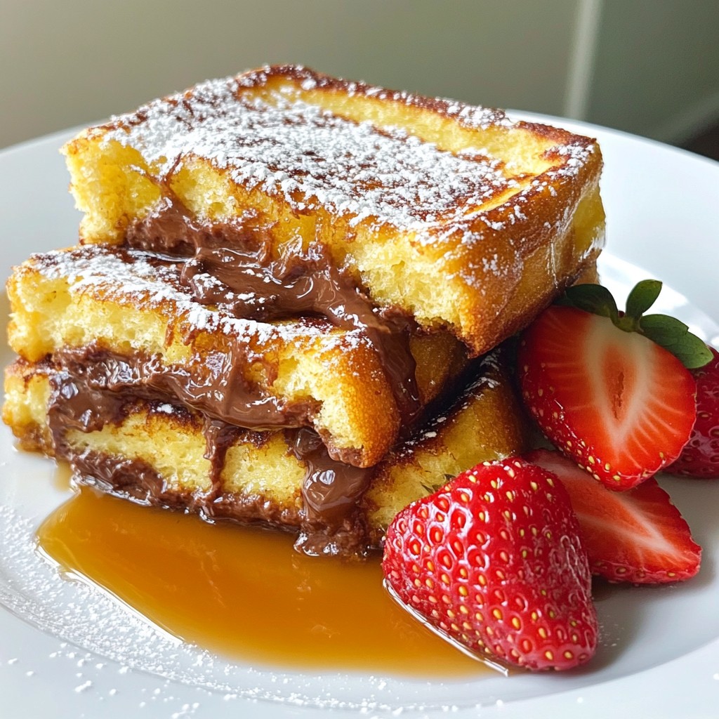 Nutella Stuffed French Toast Irresistible Breakfast Delight