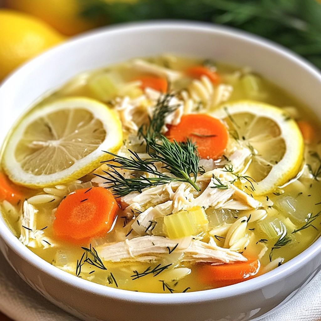 Greek Lemon Chicken Soup Vital and Flavorful Recipe