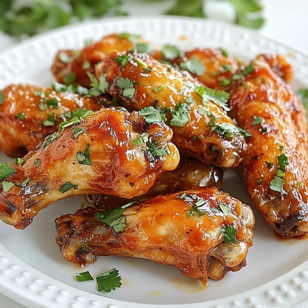 Sweet and Tangy BBQ Chicken Wings Flavorful Delight