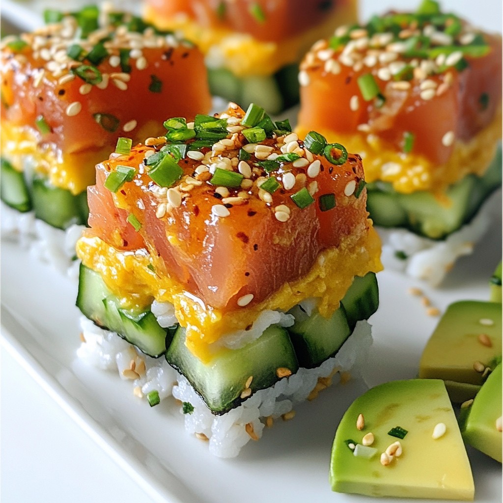 Spicy Tuna Sushi Stacks Flavorful and Fun Recipe Guide