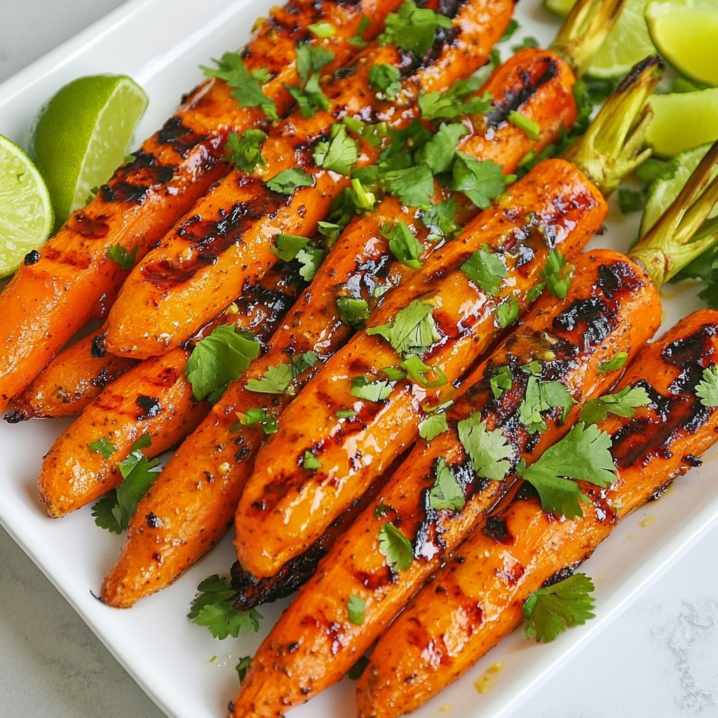 Grilled Sweet Chili Lime Carrots Flavorful and Easy Recipe