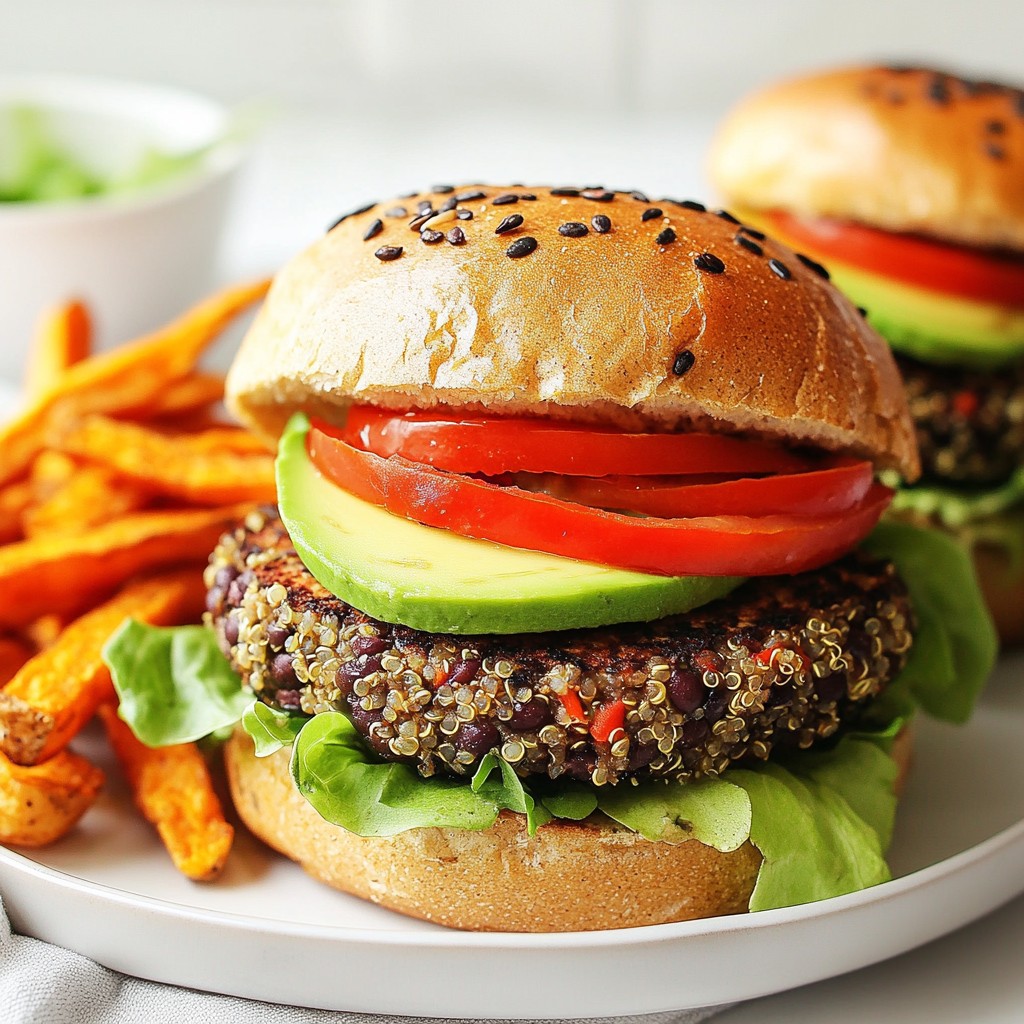 Black Bean Quinoa Burgers Healthy and Simple Meal