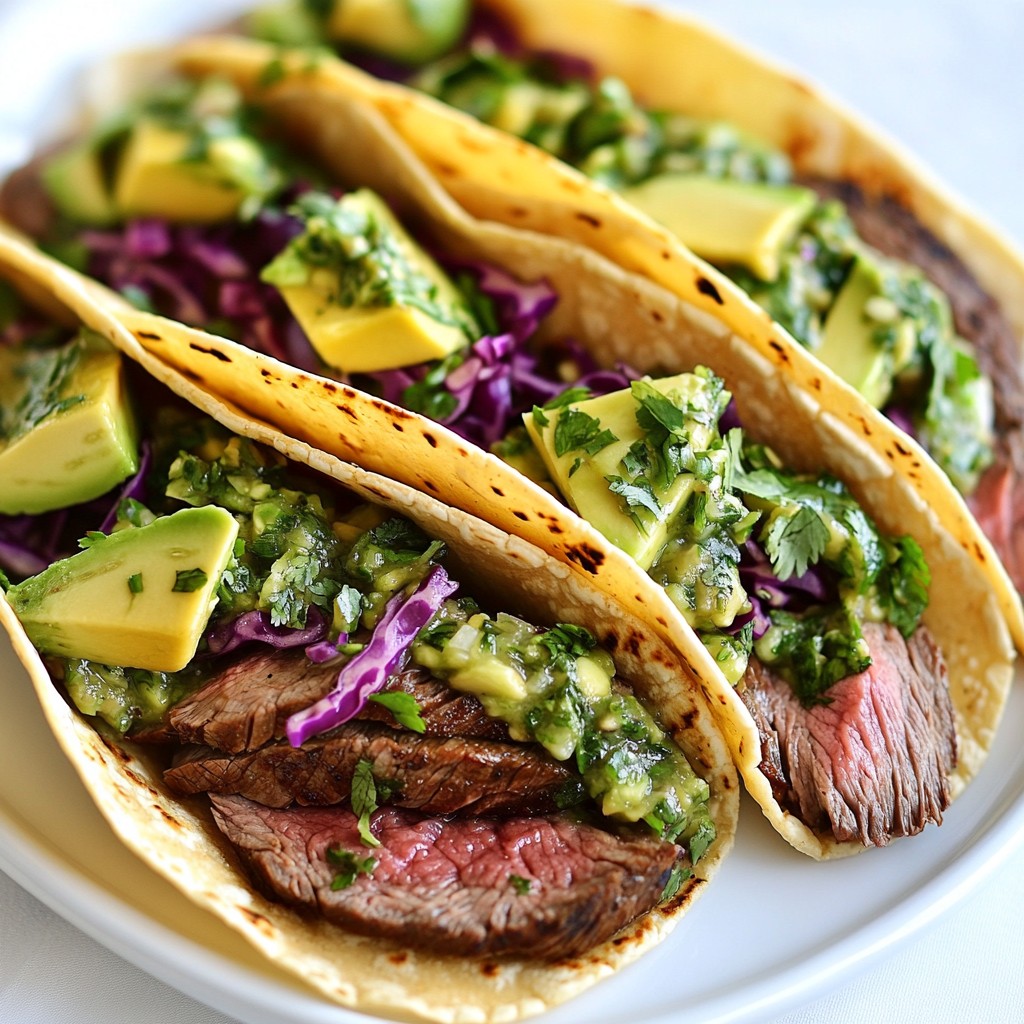Chimichurri Steak Tacos Tasty and Easy Recipe