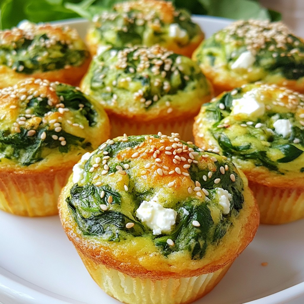 Savory Spinach Feta Muffins Easy and Flavorful Recipe