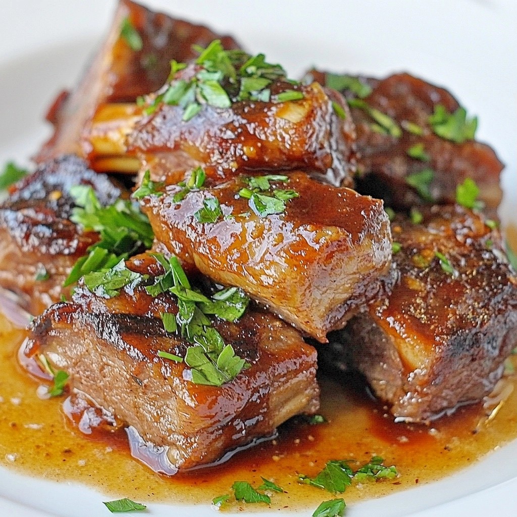 Smoky BBQ Spiced Beef Rib Chunks Savory Delight