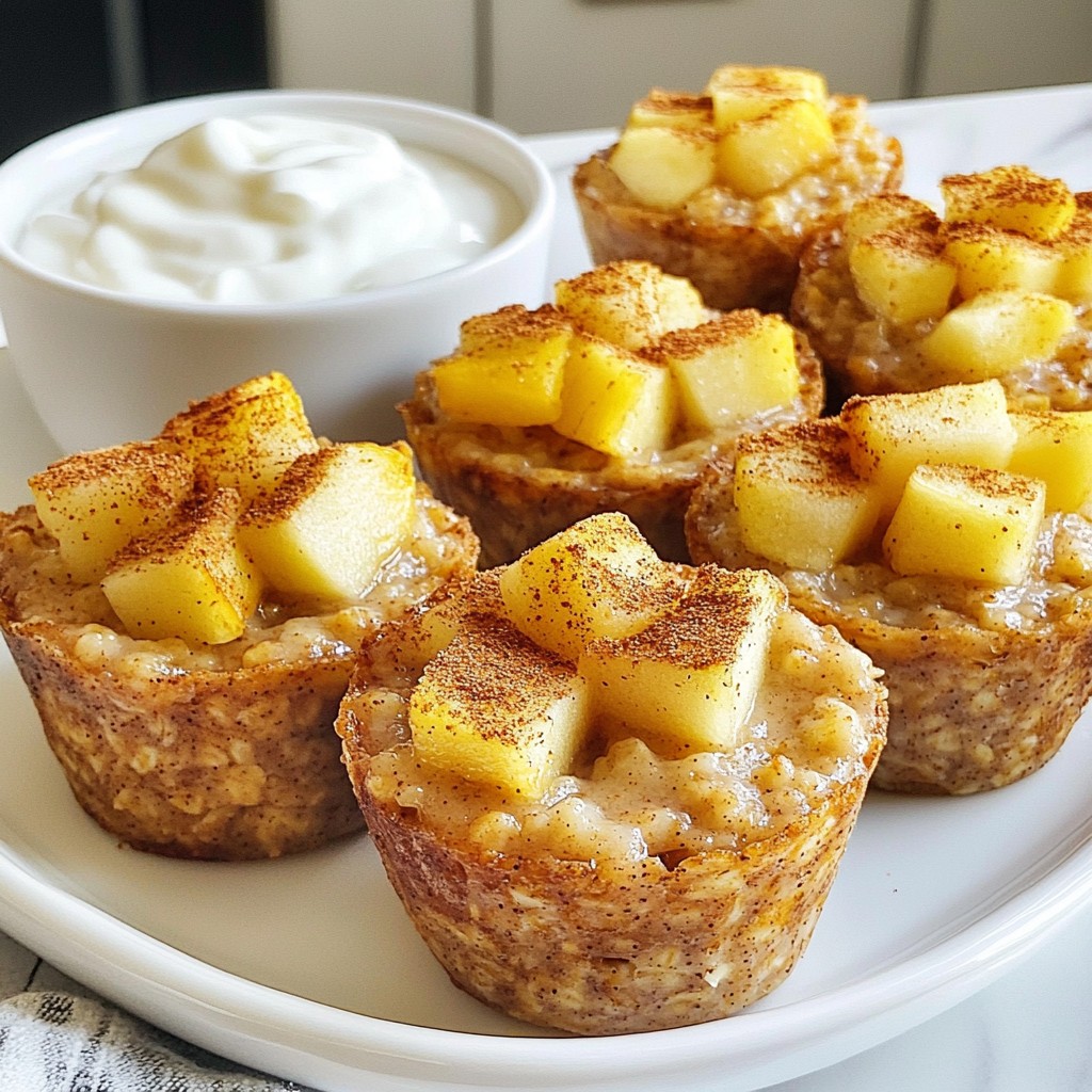 Apple Cinnamon Oatmeal Cups Delightful and Easy Recipe