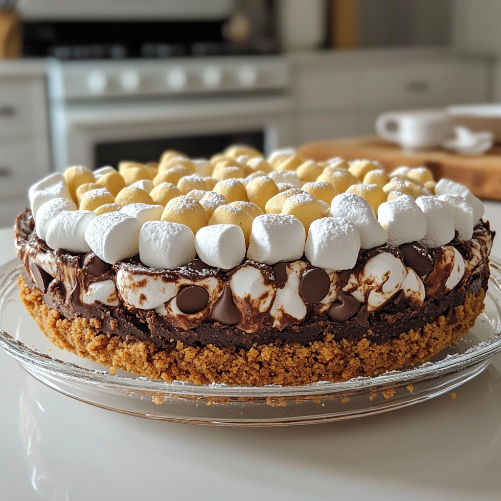 S’mores Brownie Pie Easy and Delicious Dessert Recipe