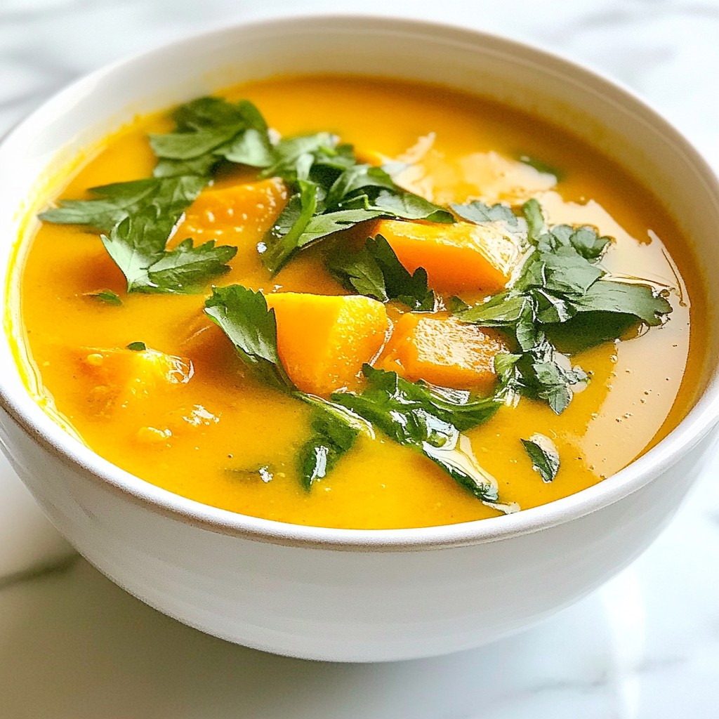 Thai Red Curry Sweet Potato Soup Simple Comfort Dish