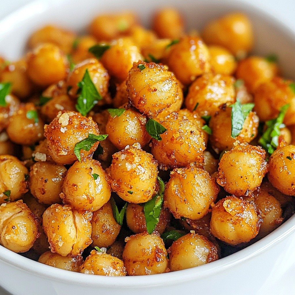 Crispy Air Fryer Chickpeas Perfect Snack Delight