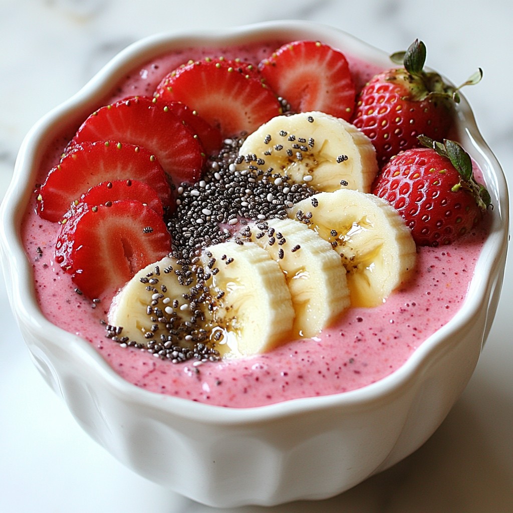 Strawberry Banana Protein Smoothie Health Boosting Recipe