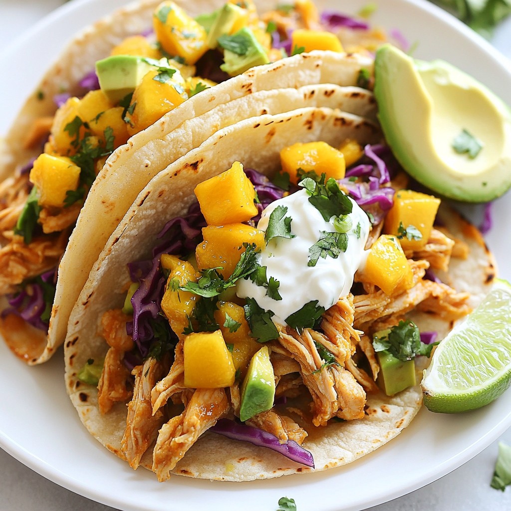 Spicy Mango Chicken Tacos Flavorful and Easy Meal