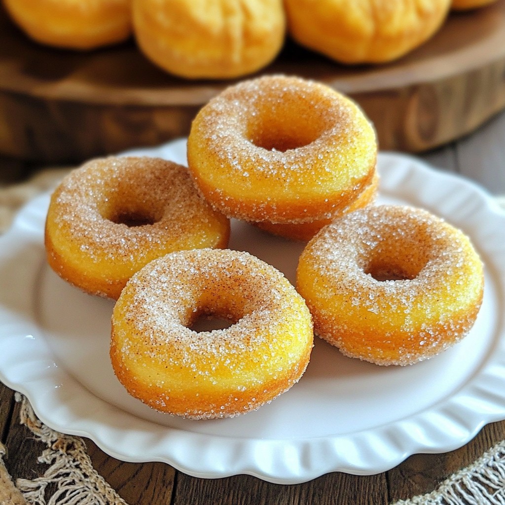 Cinnamon Sugar Pumpkin Donuts Irresistible Fall Treat