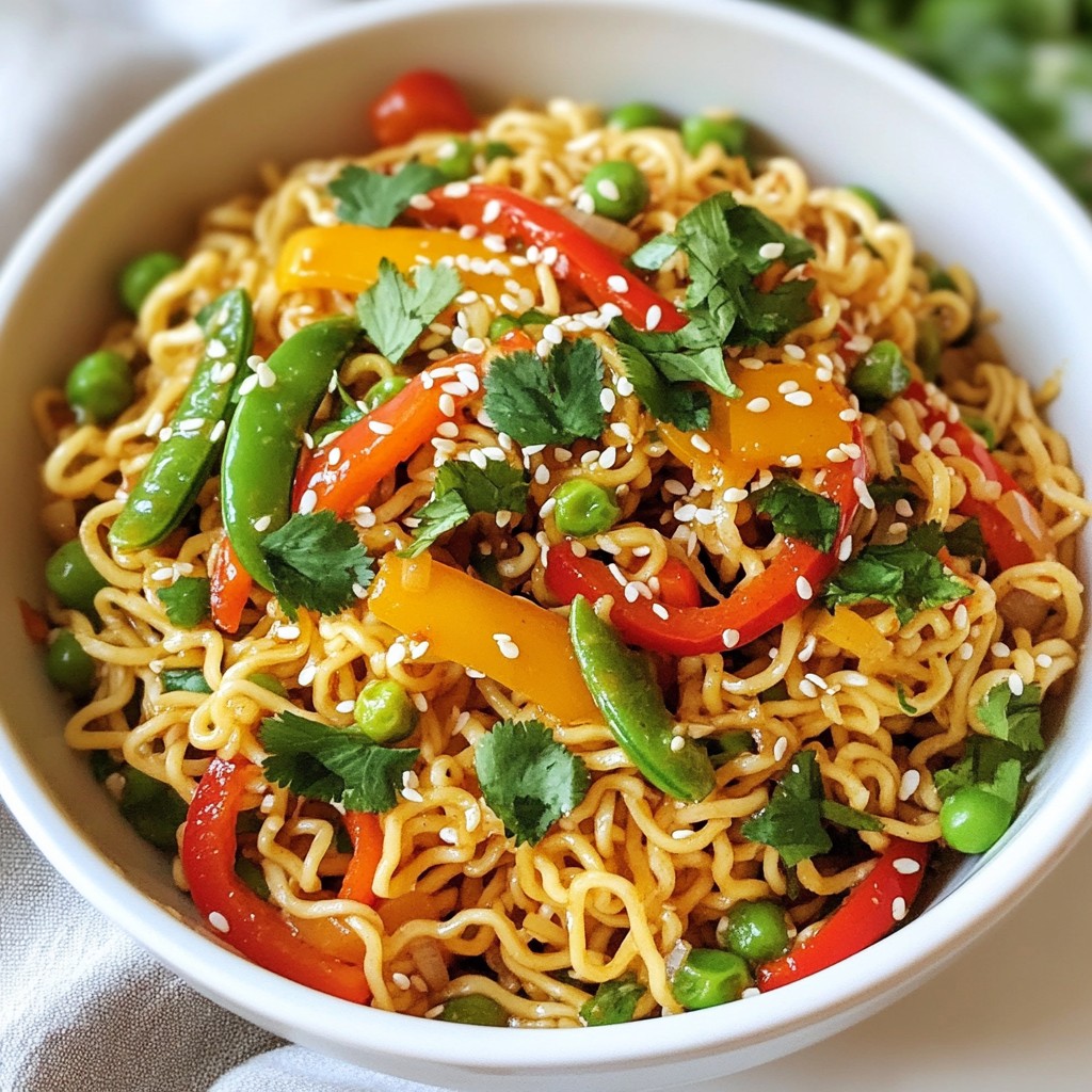 Chili Garlic Ramen Stir Fry Flavorful and Simple Meal
