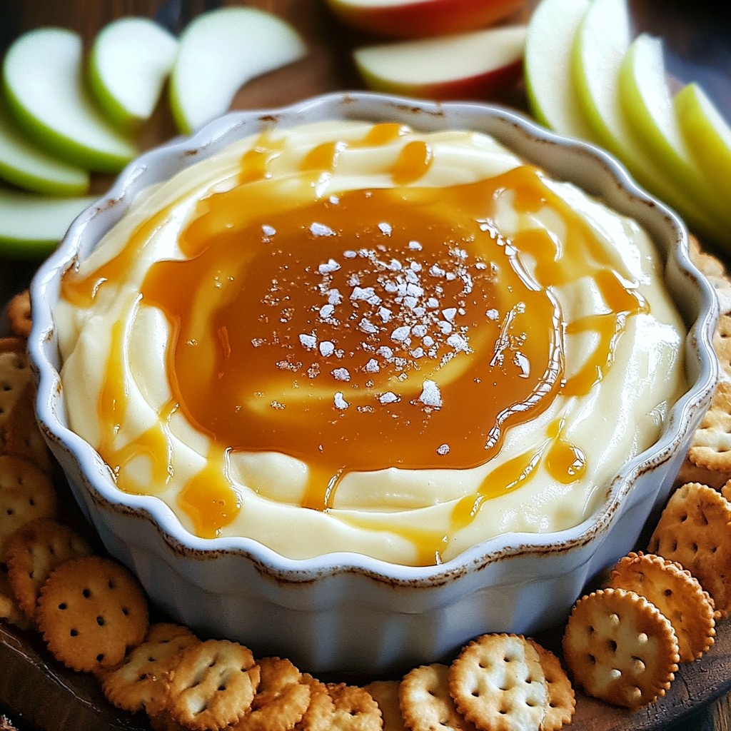 Salted Caramel Cheesecake Dip Creamy and Simple Treat