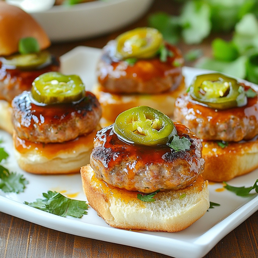 Tangy BBQ Turkey Sausage Sliders Quick and Tasty Treat