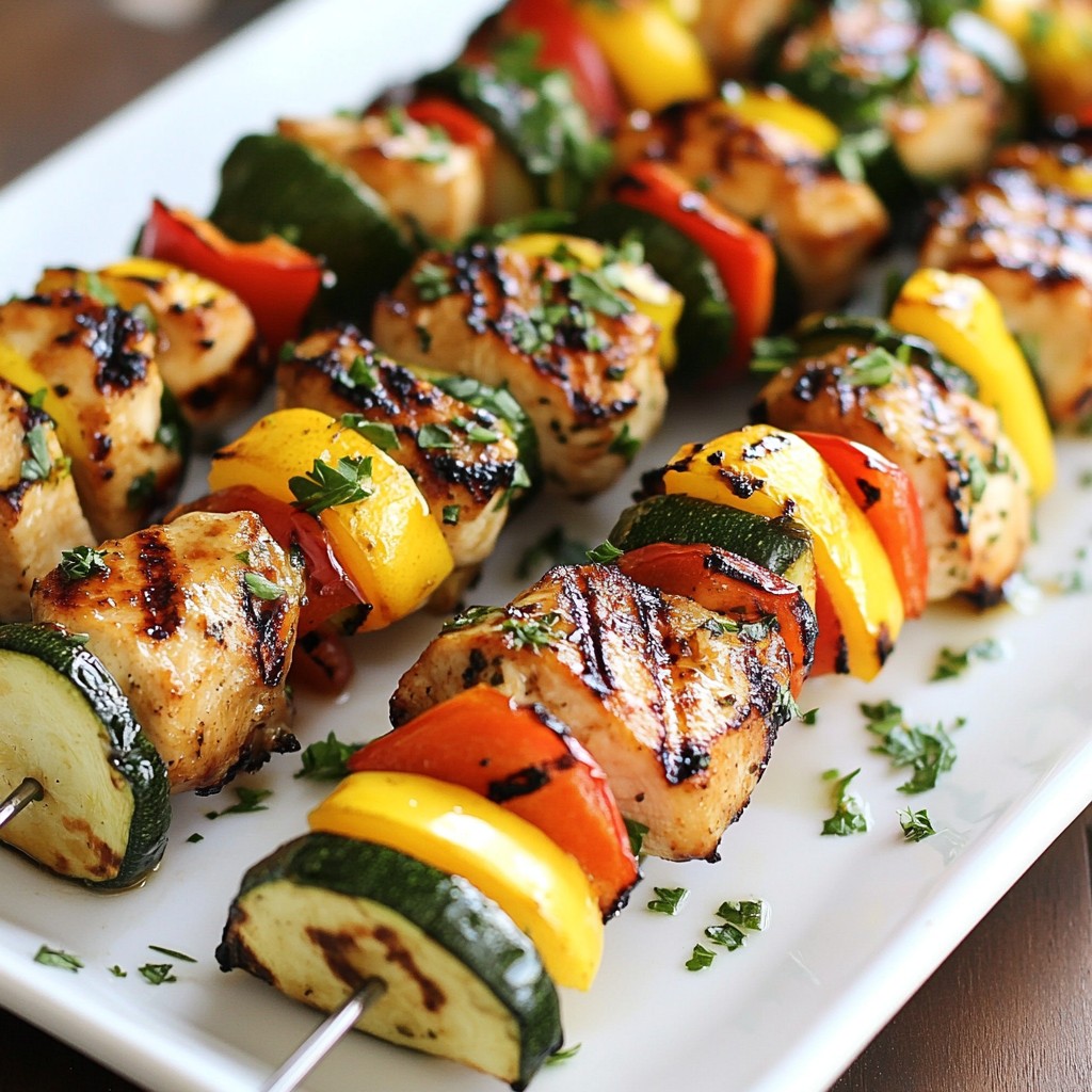 Citrus Herb Grilled Chicken Skewers Flavorful Delight