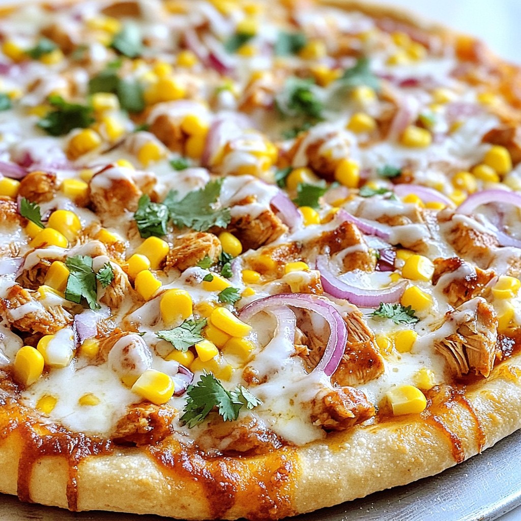 BBQ Ranch Chicken Pizza Tasty and Easy Recipe Guide