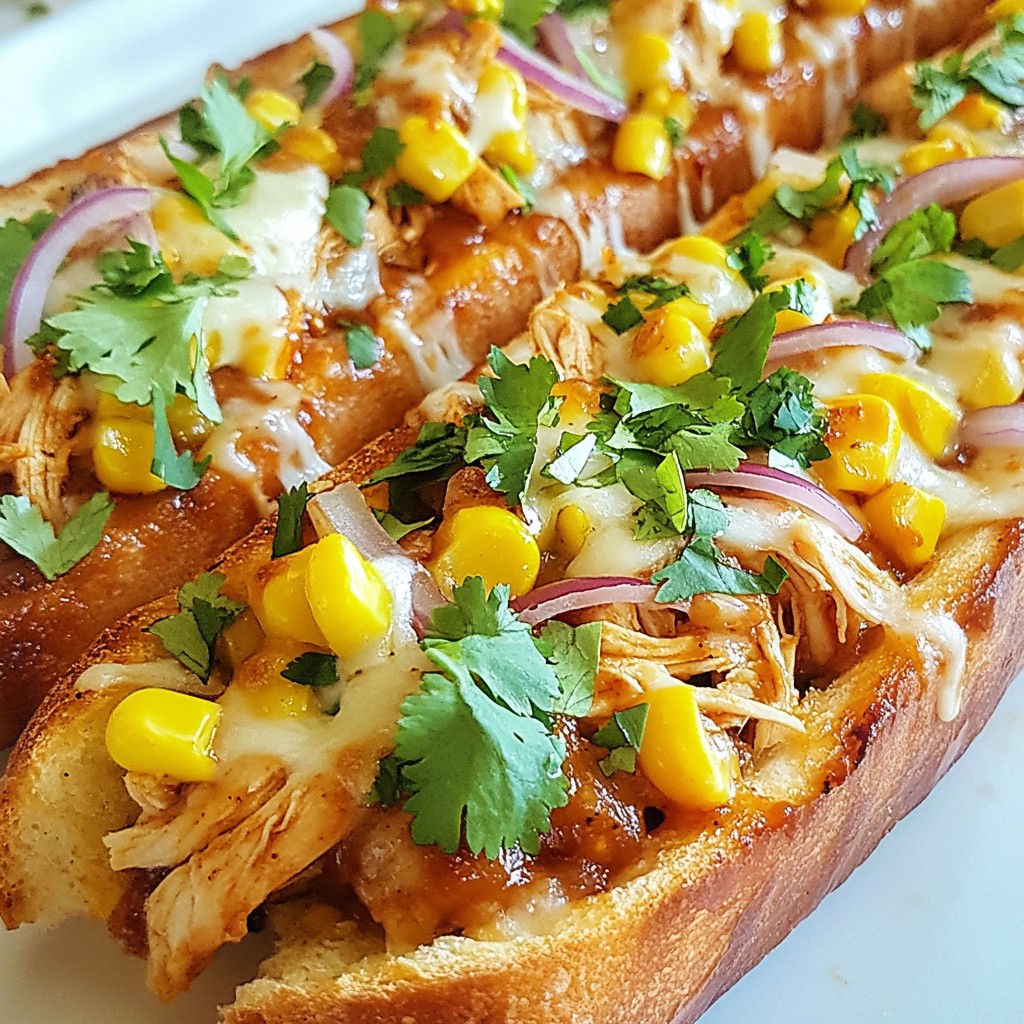 BBQ Chicken French Bread Pizza Easy and Flavorful Meal