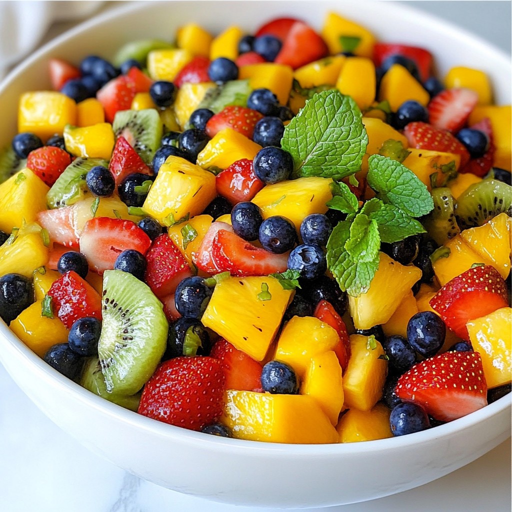 Honey Lime Fruit Salad Refreshing Summer Delight