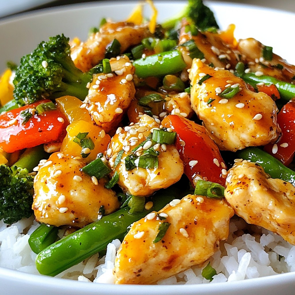 Flavorful Orange Sesame Chicken Stir Fry Recipe