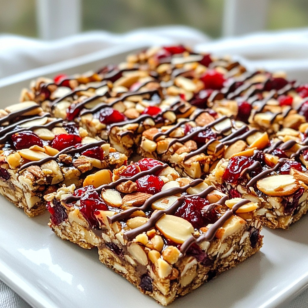 Cranberry Almond Energy Bars Quick and Tasty Recipe