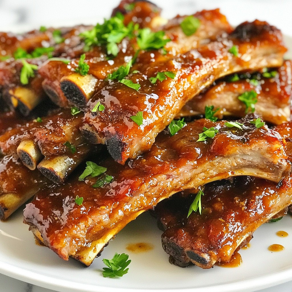 Sweet and Spicy BBQ Lamb Ribs Flavorful Grilling Recipe