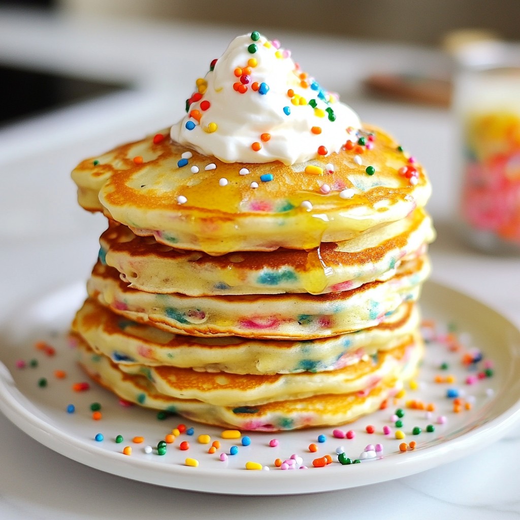 Funfetti Pancakes Deliciously Easy Breakfast Treat