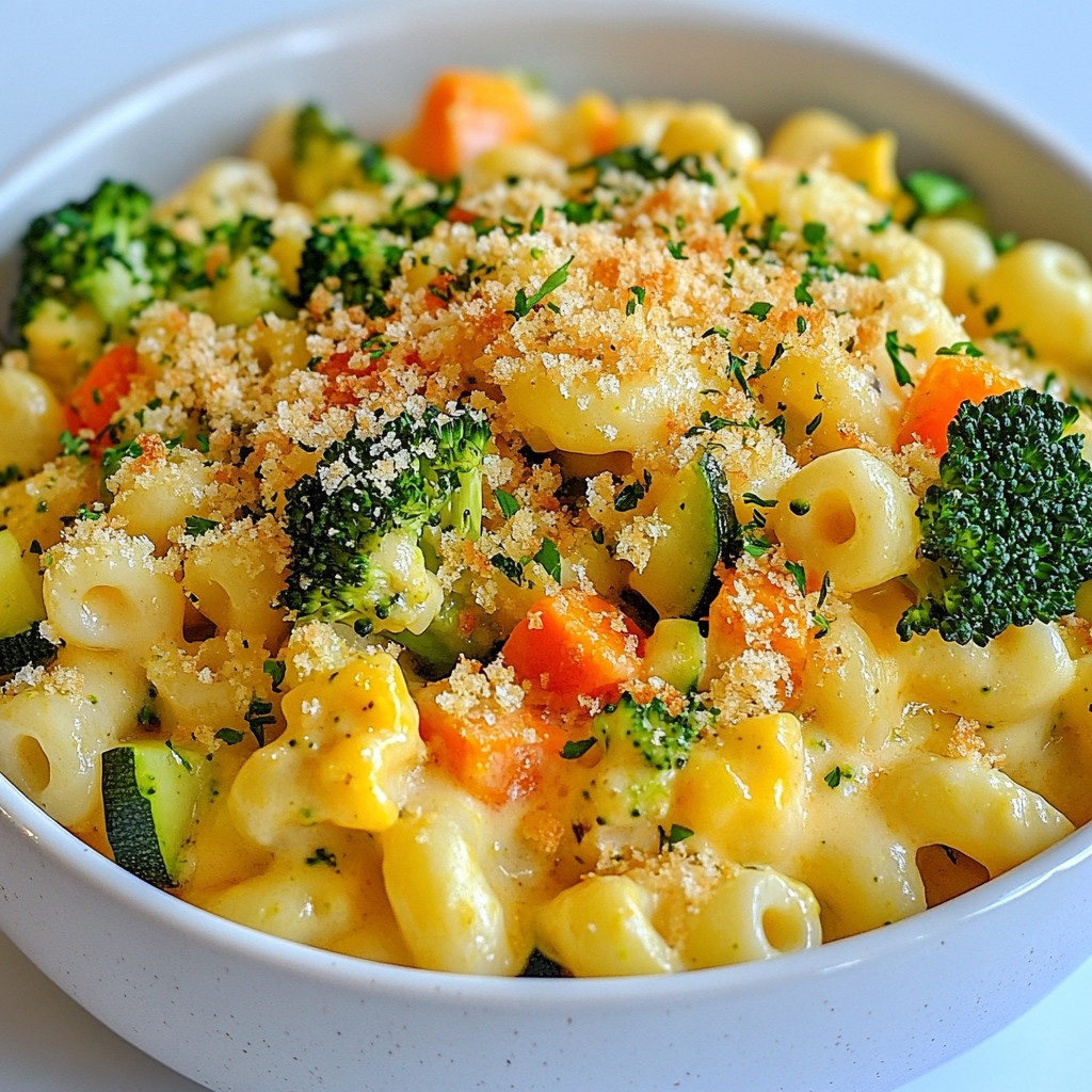 Veggie Loaded Mac and Cheese Easy Comfort Dish
