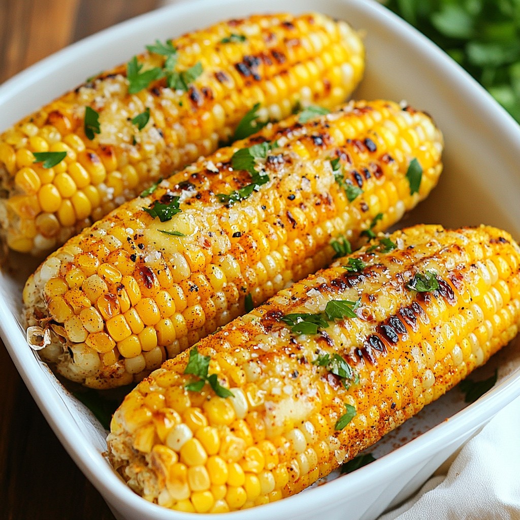 Spicy Grilled Cajun Corn on the Cob Delight