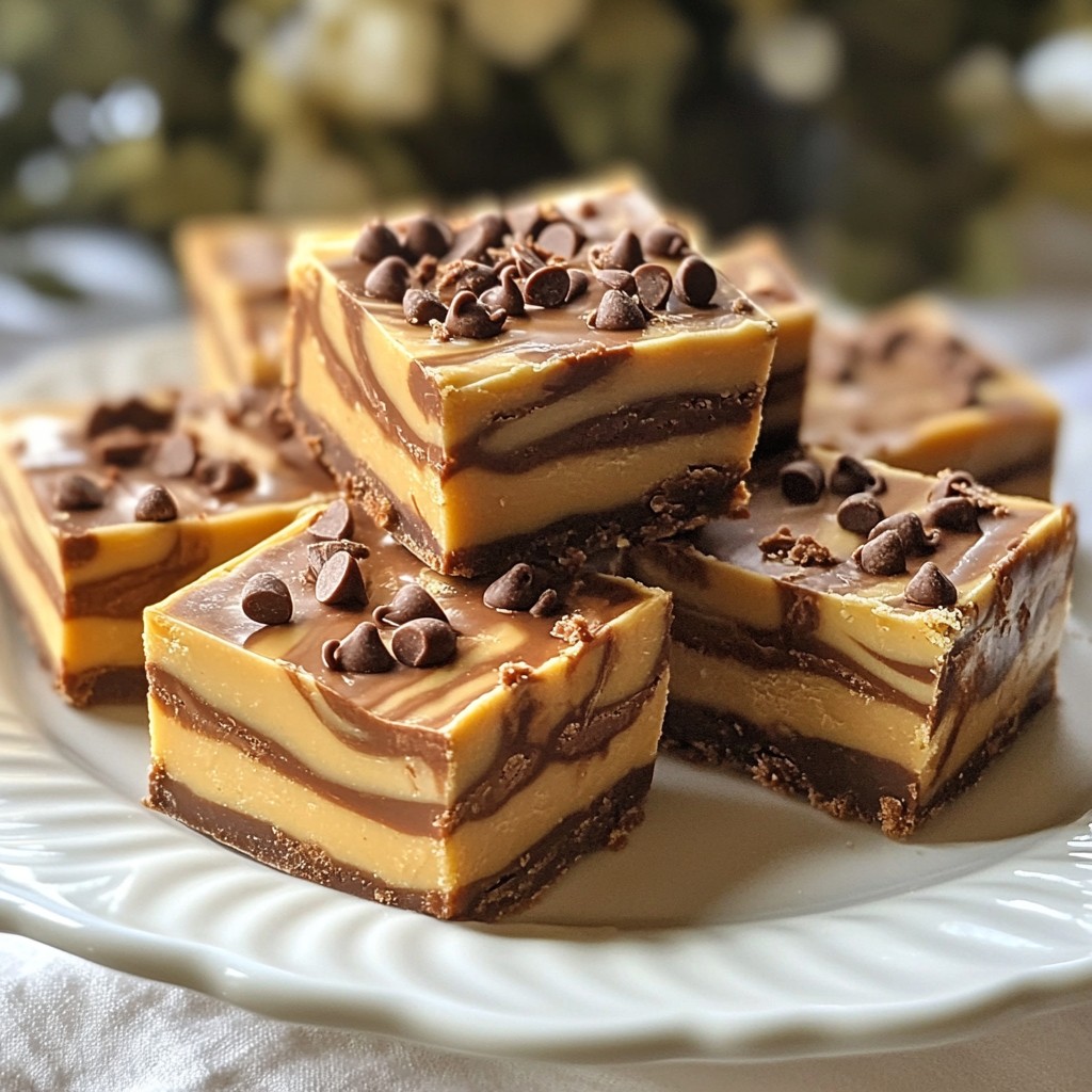 Peanut Butter Chocolate Swirl Fudge Simple Delight