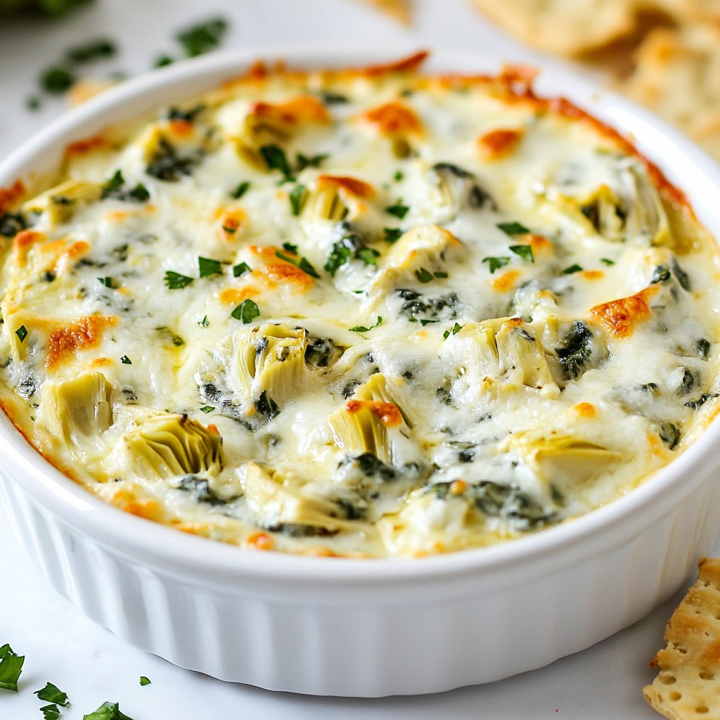 Creamy Spinach Artichoke Dip Irresistible Delight