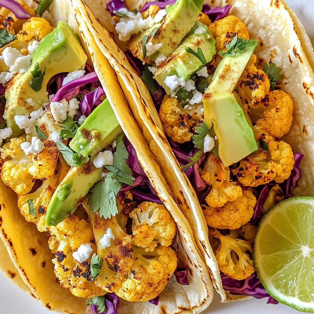 Roasted Cauliflower Tacos That Delight Your Tastebuds