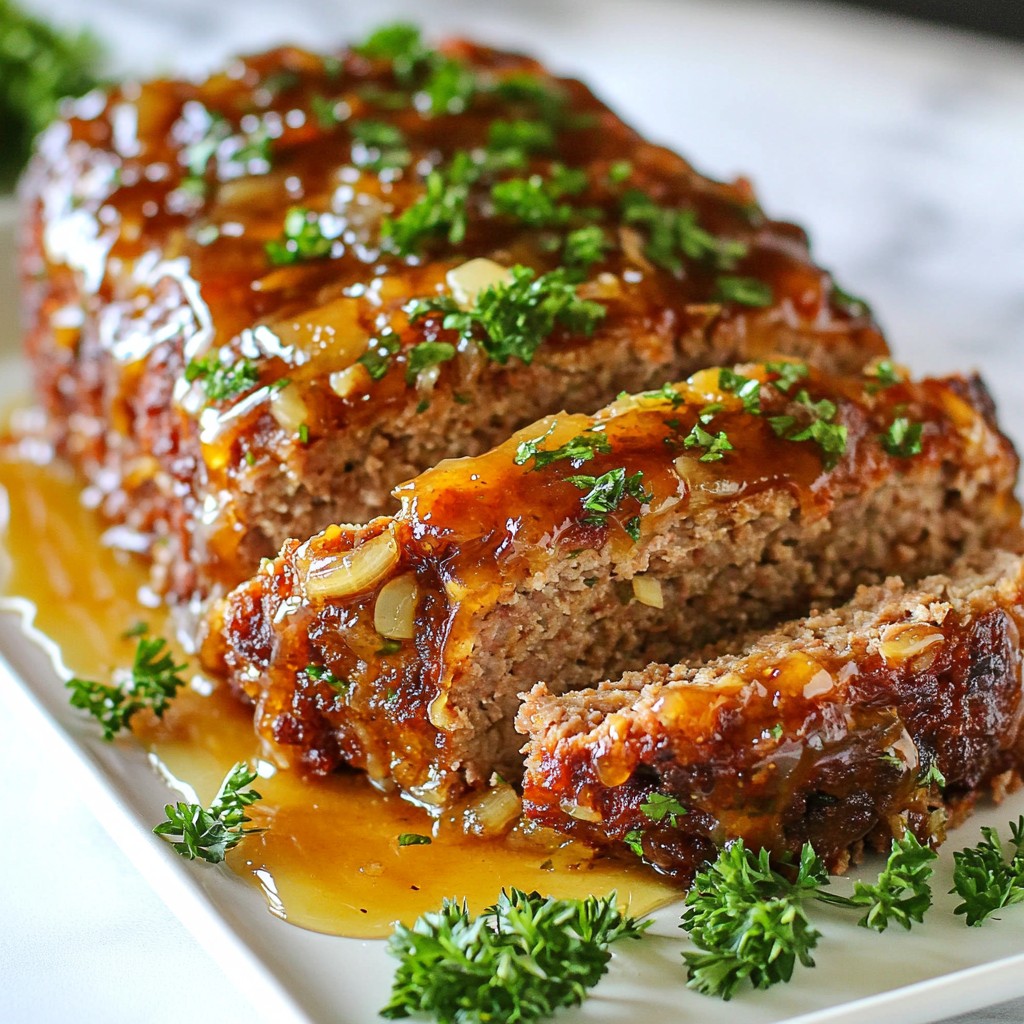 Honey Garlic Glazed Meatloaf Flavorful and Easy Recipe