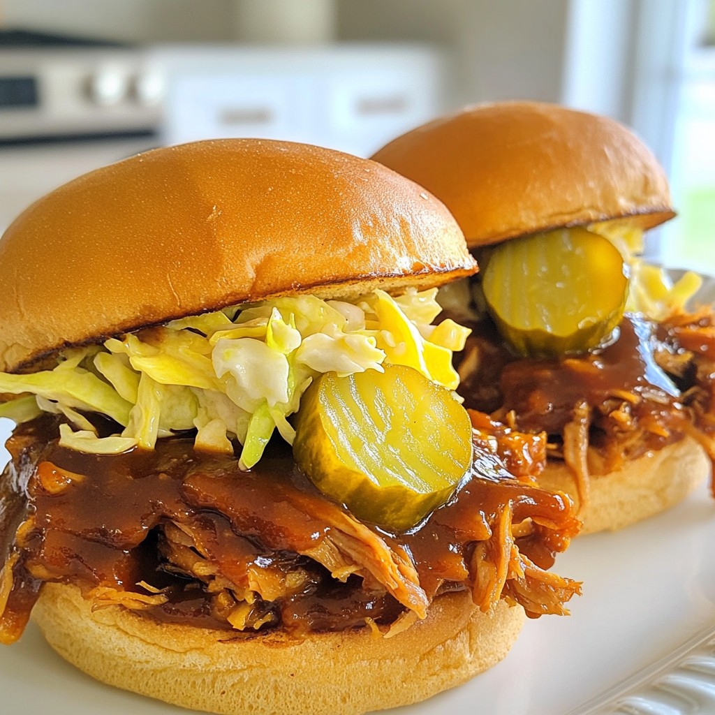 BBQ Jackfruit Sandwiches Savory Plant-Based Delight