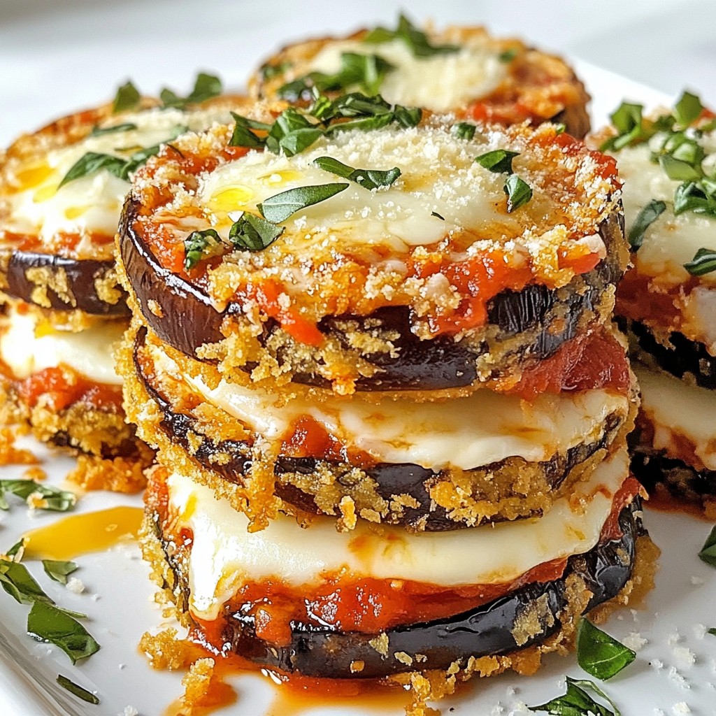 Eggplant Parmesan Stacks Flavorful and Satisfying Dish