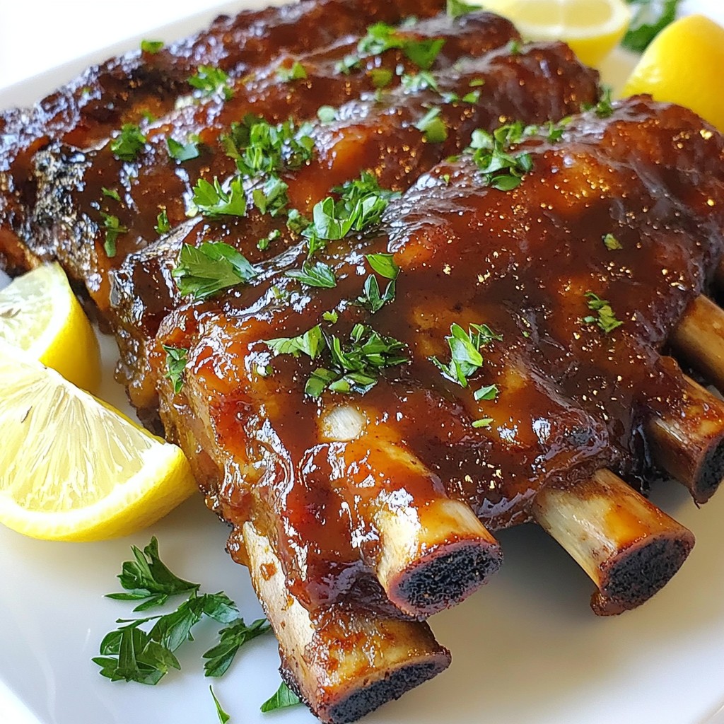 Tangy BBQ Beef Back Ribs Flavorful and Easy Recipe