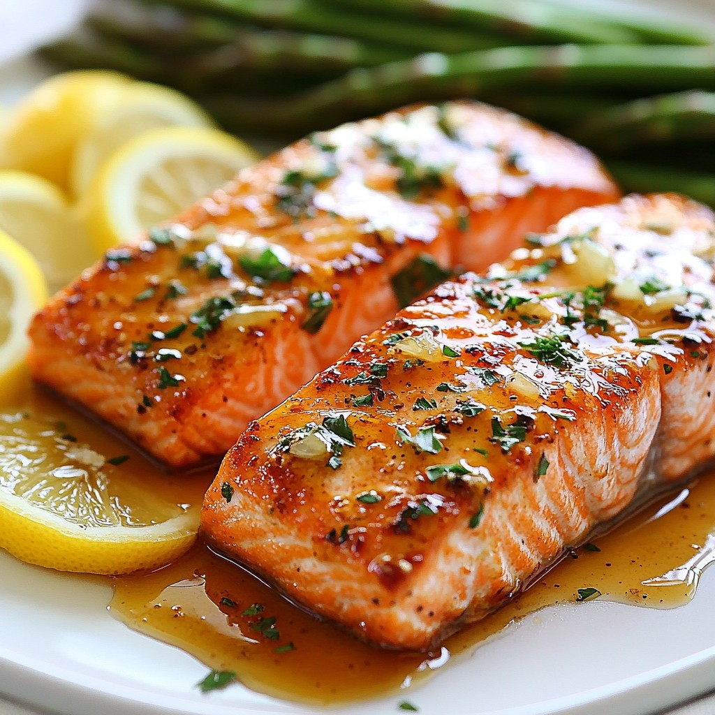 Honey Garlic Butter Roasted Salmon Delightful Dish